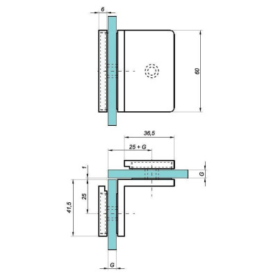 VER-SLIM-902-1 - Úchyt VER-SLIM-902-1 - Úchyt
