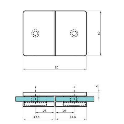 VER-SLIM-903-1 - Úchyt VER-SLIM-903-1 - Úchyt