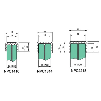 GEL - NPC1814 18x14 mm - 3m