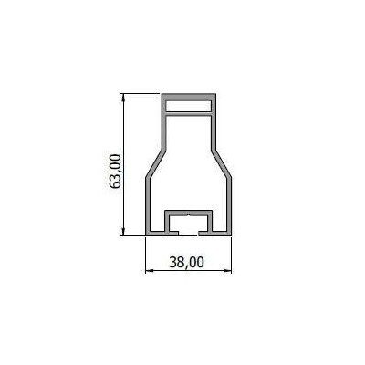SLOUPEK ZÁBRADLÍ - TR-6338-6000-RAL