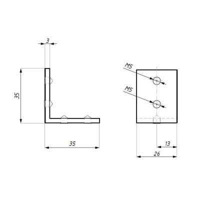 FR-BRACKET -Montážní úhelník