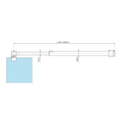 JS002ADJ/1000PC - Profil zavetrovací JS002ADJ/1000PC - Profil zavetrovací