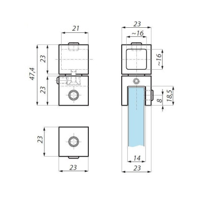 JS03BA PC - Úchyt JS03BA PC - Úchyt