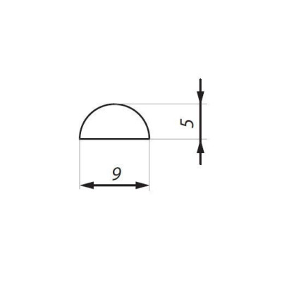 DS5-PMMA - Prahové těsnění