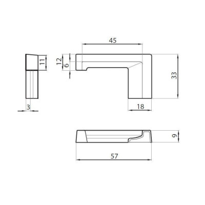 TGMB-01R BL - koncovka prahu TGMB-01R BL - koncovka prahu