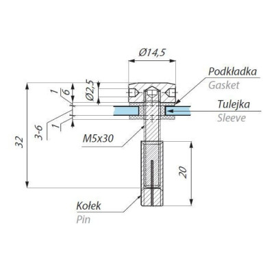 PS03SSS - Bodový držák