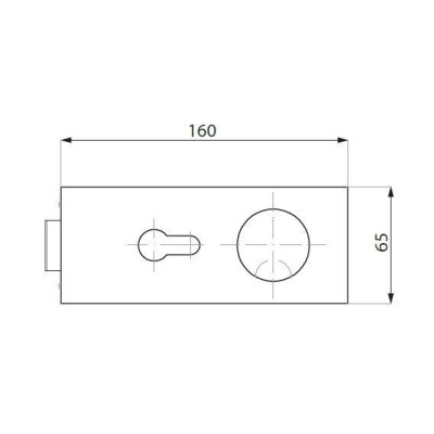 TGL15S-E SSS - Centrální zámek s knoflíkem pro elektrický zámek TGL15S-E SSS - Centrální zámek s knoflíkem pro elektrický zámek