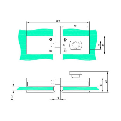 PCS-446B US15 - Zámok