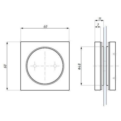 KHN60X60SSS - Madlo KHN60X60SSS - Madlo