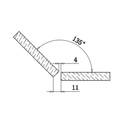 VER-BJ-135-1 - Záves SKLO-SKLO 135° VER-BJ-135-1 - Záves SKLO-SKLO 135°