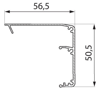 TSF-COV3000 NABL - Krytka pre systém Vetro Frame