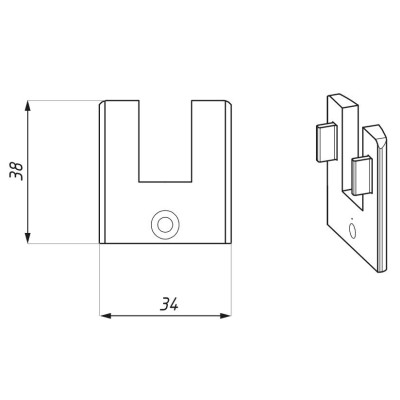 DRM38EC-ABS NABL - Záslepka