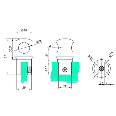 NLO-KP-2723-1 - Úchyt