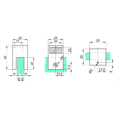 NTKSQ817G - Úchyt