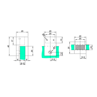 NTKSQ817BG - Úchyt NTKSQ817BG - Úchyt