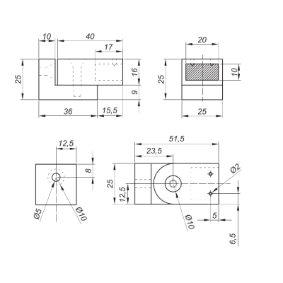 NTKSQ819G - Úchyt