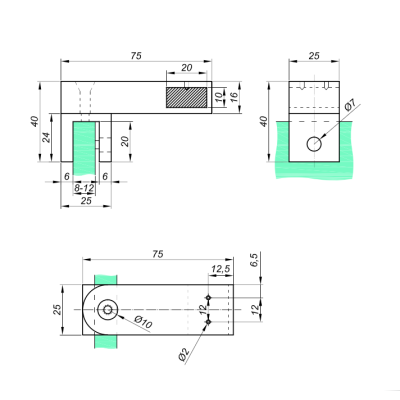 NTKSQ821G - Úchyt NTKSQ821G - Úchyt