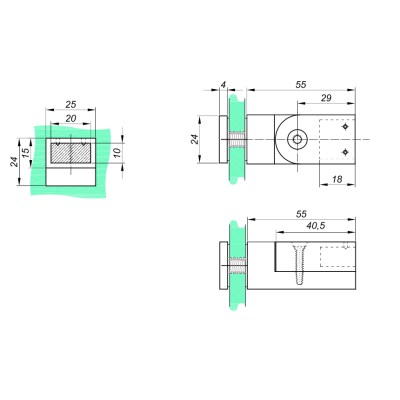NTKSQ822G - Úchyt NTKSQ822G - Úchyt