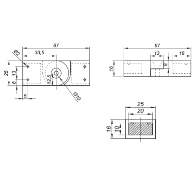 NTKSQ823G - Úchyt