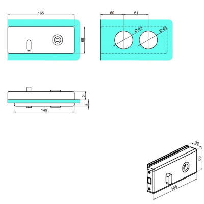 ELEKTROZÁMEK - NT501M-NA ANÓDA