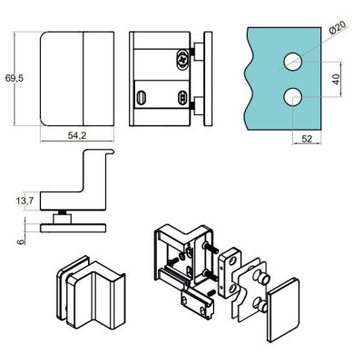 NTP304B - Protikus k zámku NTP304B - Protikus k zámku