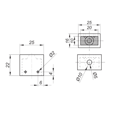 NTKSQ807-G - Úchyt NTKSQ807-G - Úchyt