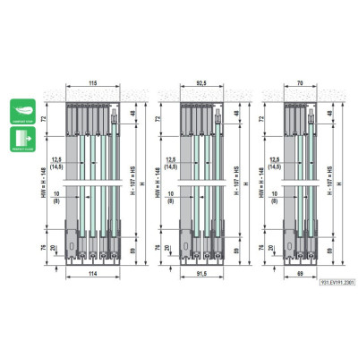 Atrivant 80 exteriérový posuvný systém Atrivant 80 exteriérový posuvný systém