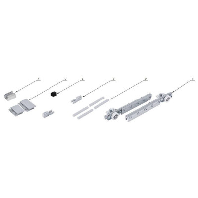 TS-M80SET NA - SYSTÉM POSUVNÝCH DVEŘÍ TS-M80SET NA - SYSTÉM POSUVNÝCH DVEŘÍ