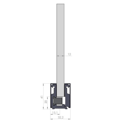 MC PC 12 B - KOTVIACI PROFIL 5 m - SET MC PC 12 B - KOTVIACI PROFIL 5 m - SET